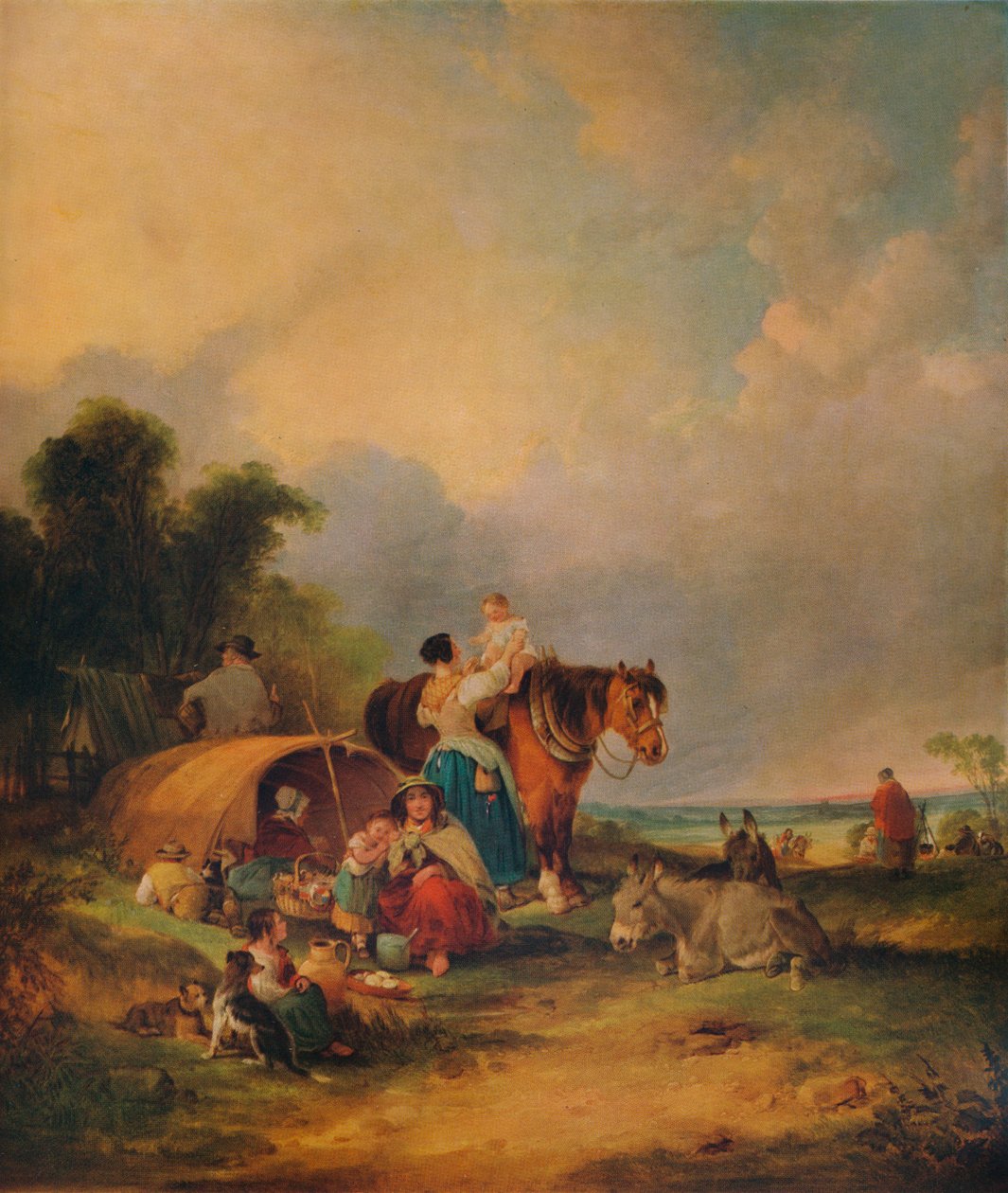 Accampamento zingaro da William Shayer
