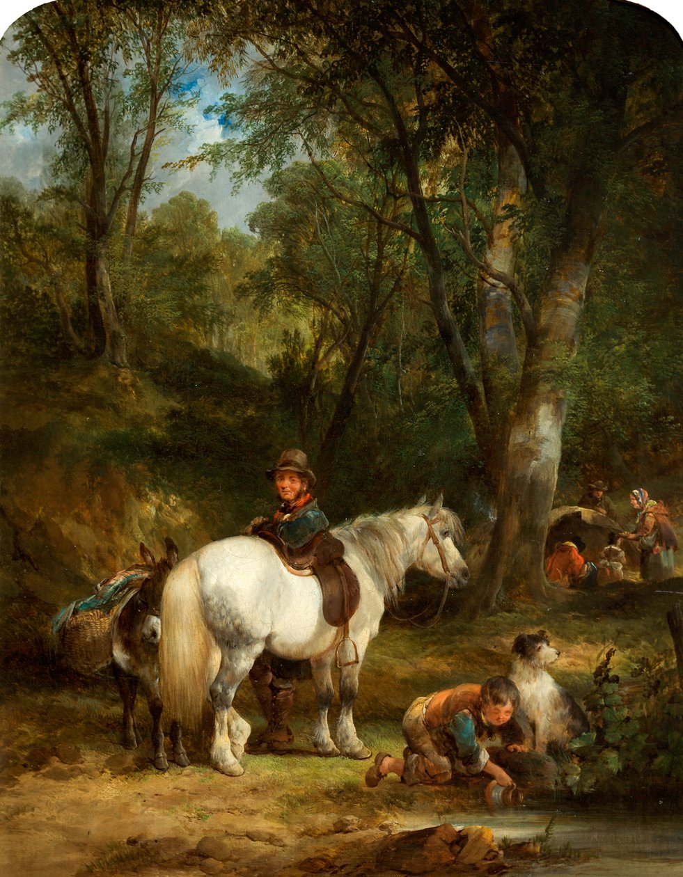 Accampamento di zingari da William Snr. (circle of) Shayer