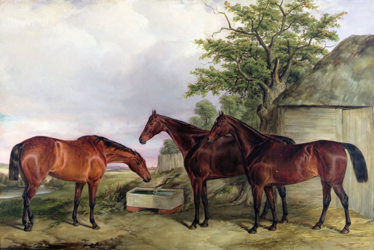Cacciatori in un Paesaggio da William Snr. Luker