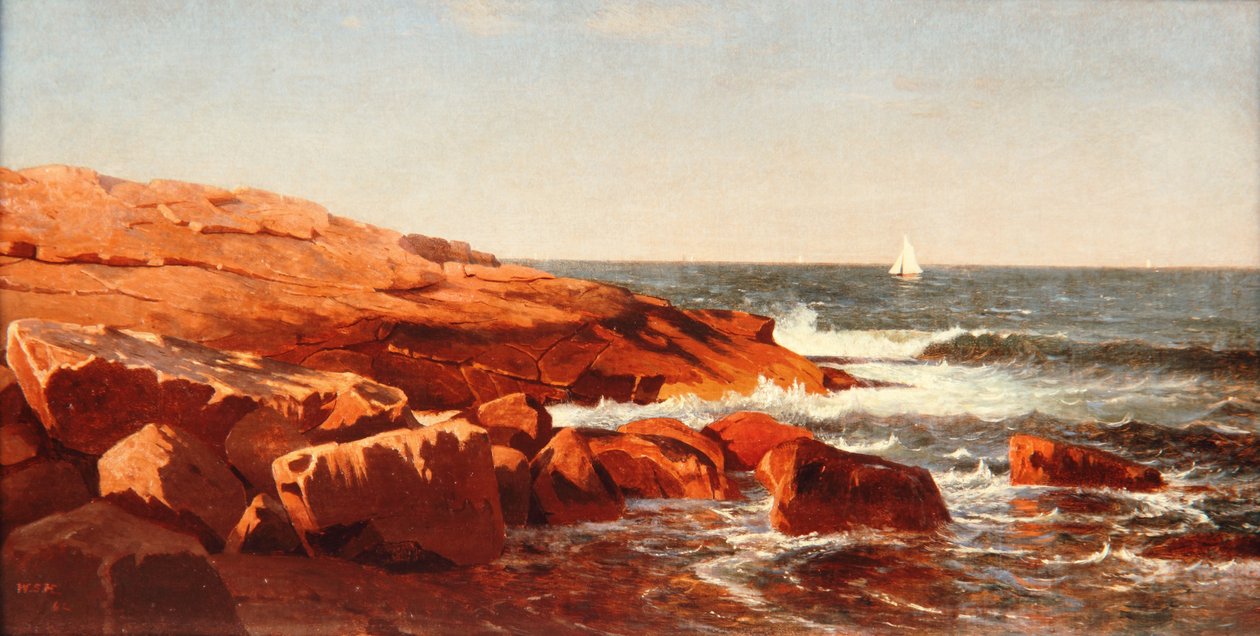 Costa rocciosa, 1862 da William Stanley Haseltine