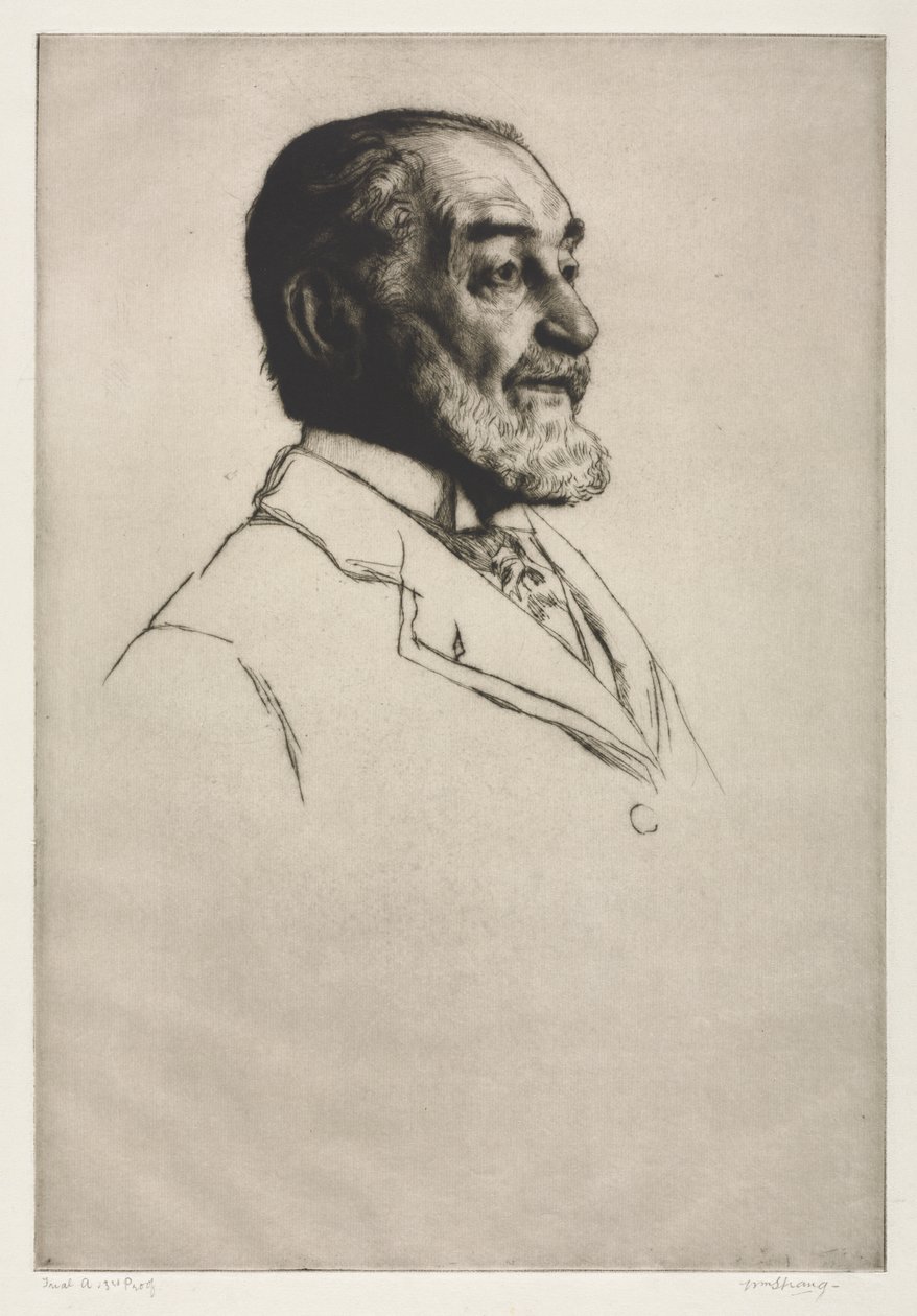 Frederick Harrison da William Strang