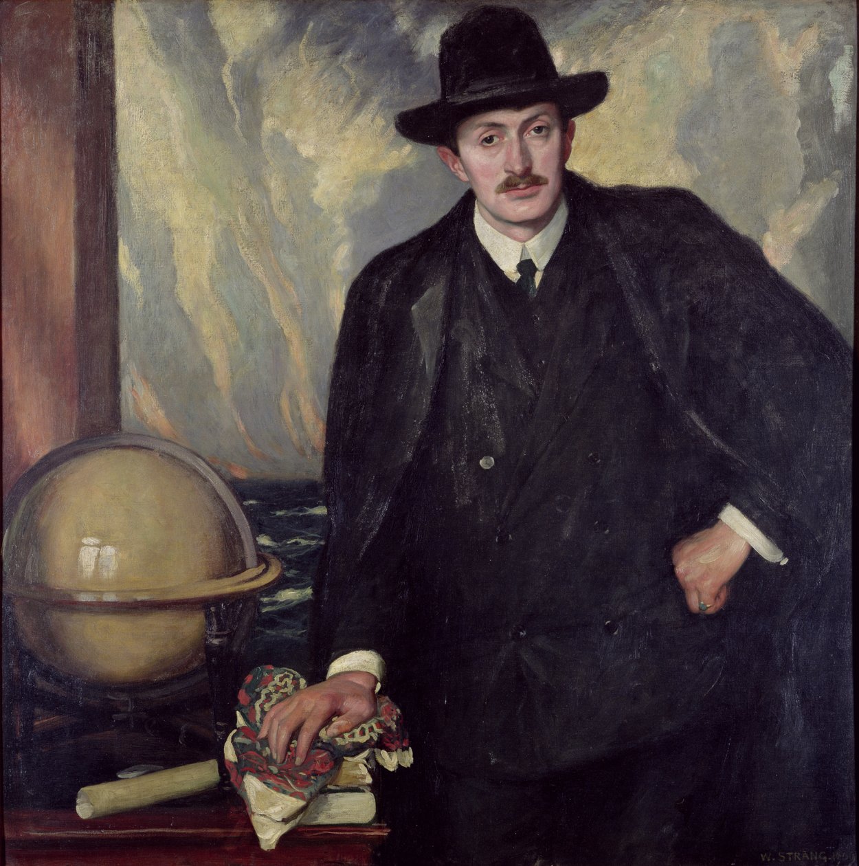 John Masefield (1878-1967), 1909 da William Strang