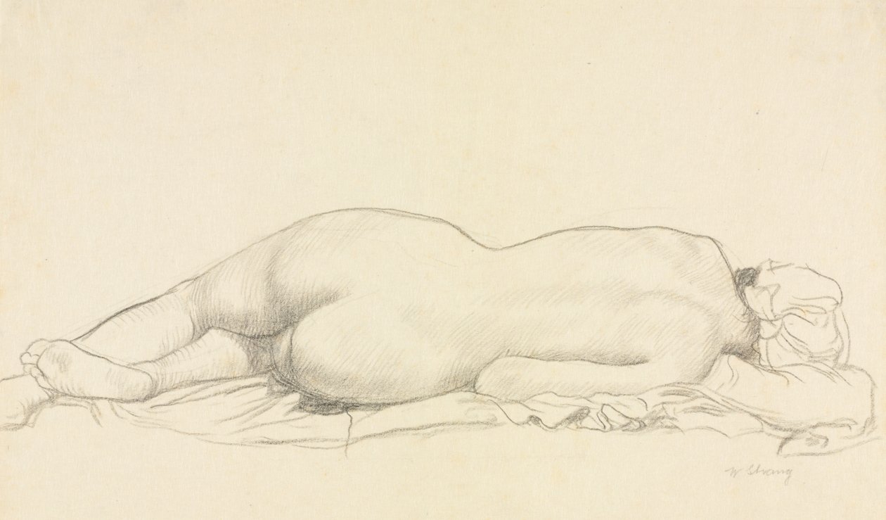 Nudo reclinato da William Strang