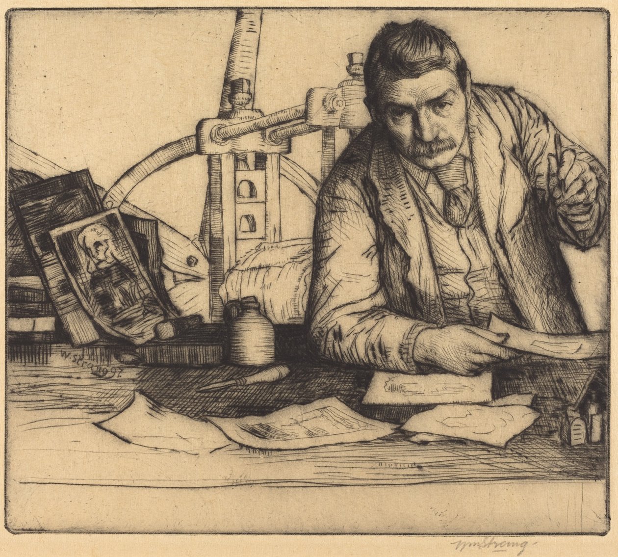 Autoritratto da William Strang