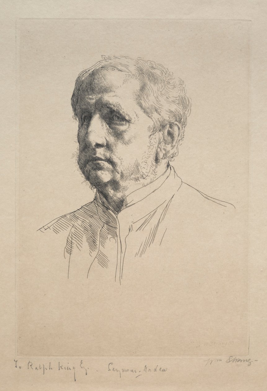 Sir Francis Seymour Haden, 1883 da William Strang