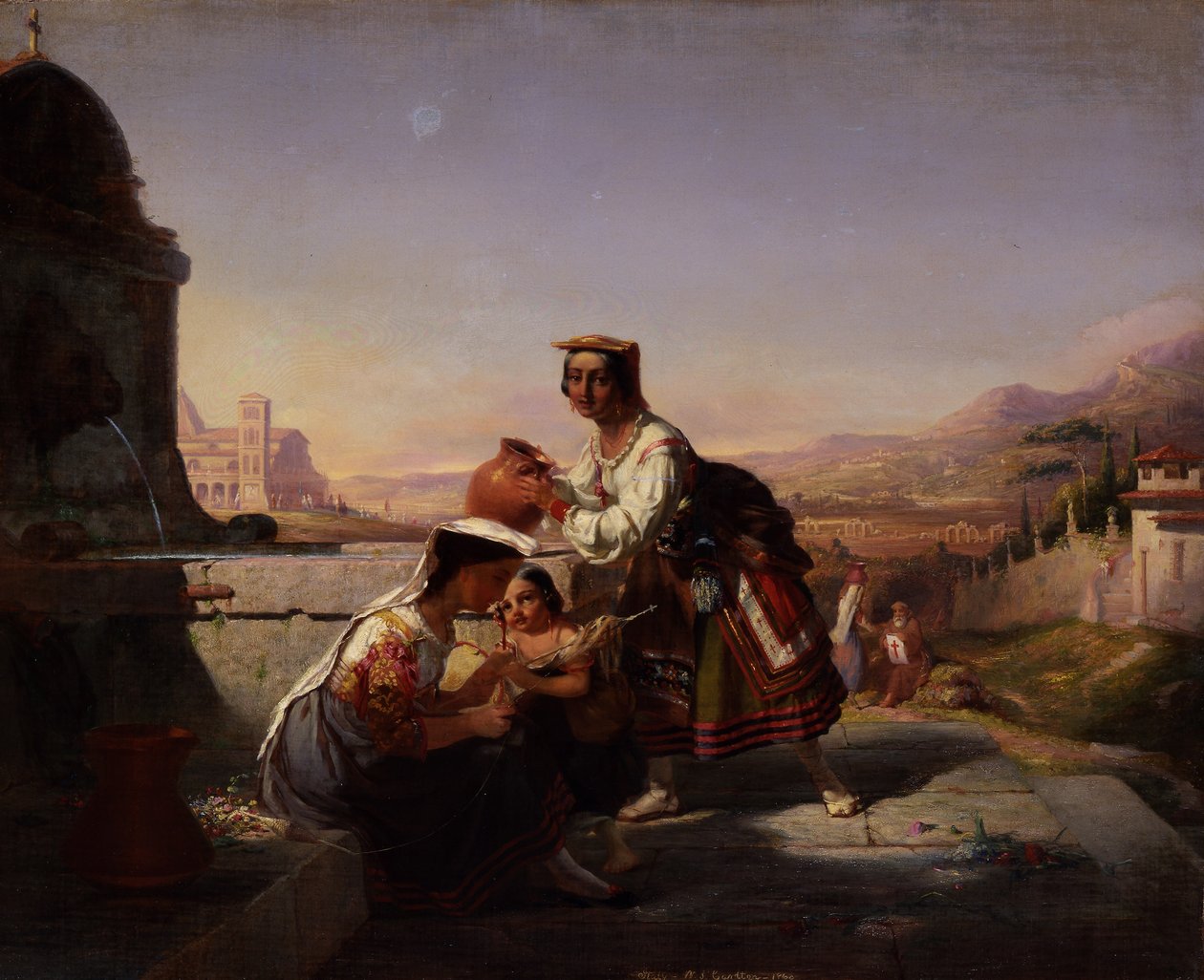 Italian Scene da William Tolman Carlton