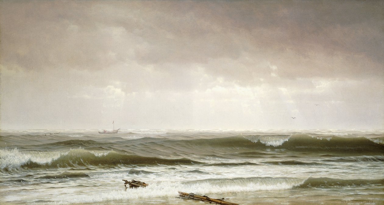 Lungo la riva, 1870 da William Trost Richards