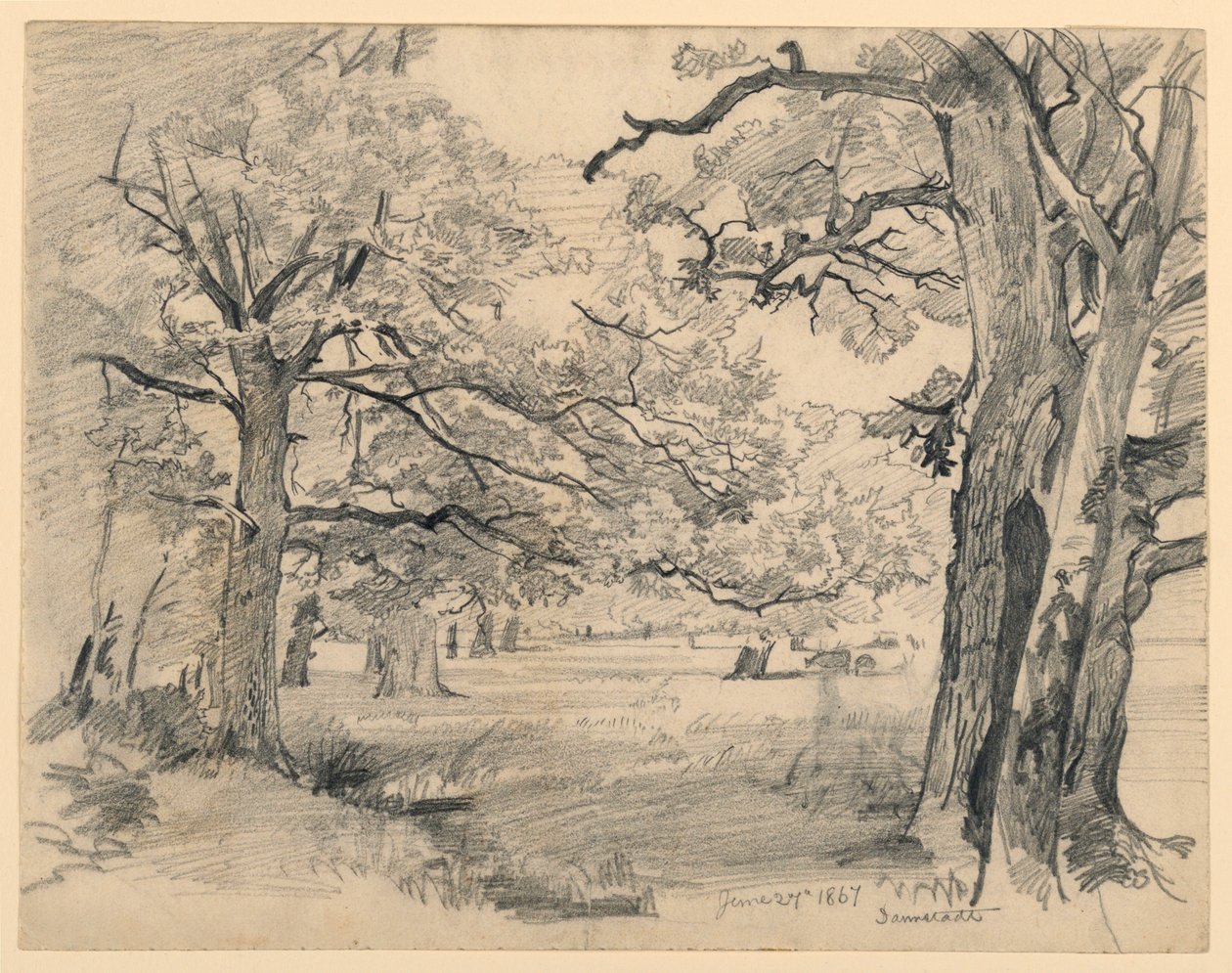 Paesaggio, Darmstadt da William Trost Richards