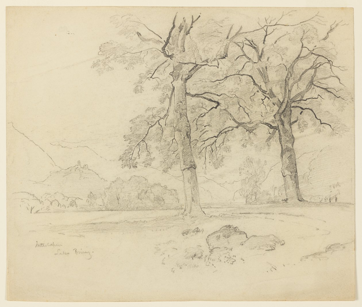 Paesaggio, Lago di Brienz, Interlaken, Svizzera da William Trost Richards