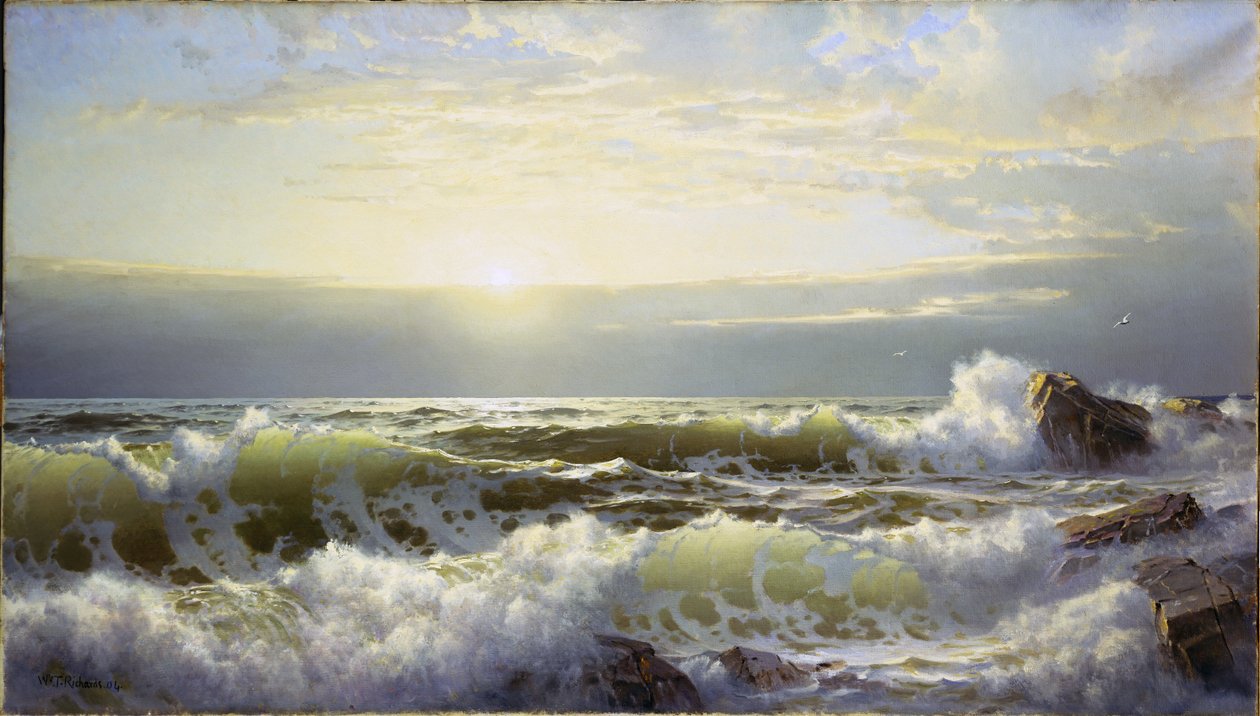 Al largo del Connecticut, Newport da William Trost Richards