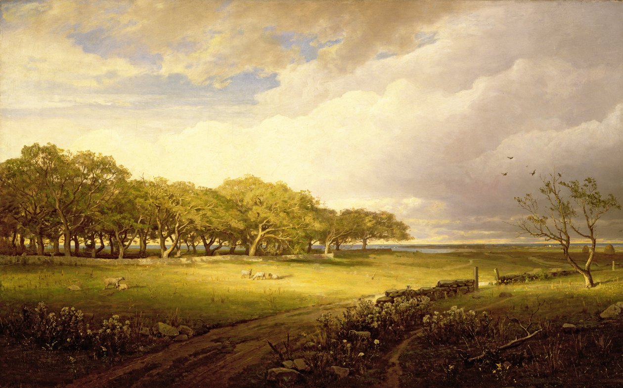 Vecchio frutteto a Newport da William Trost Richards