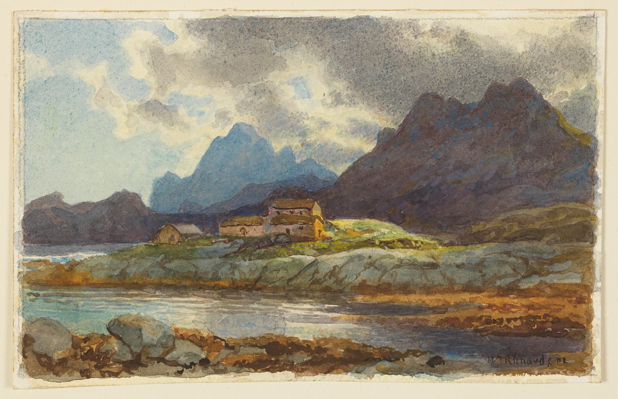 Studio di paesaggio, Norvegia da William Trost Richards