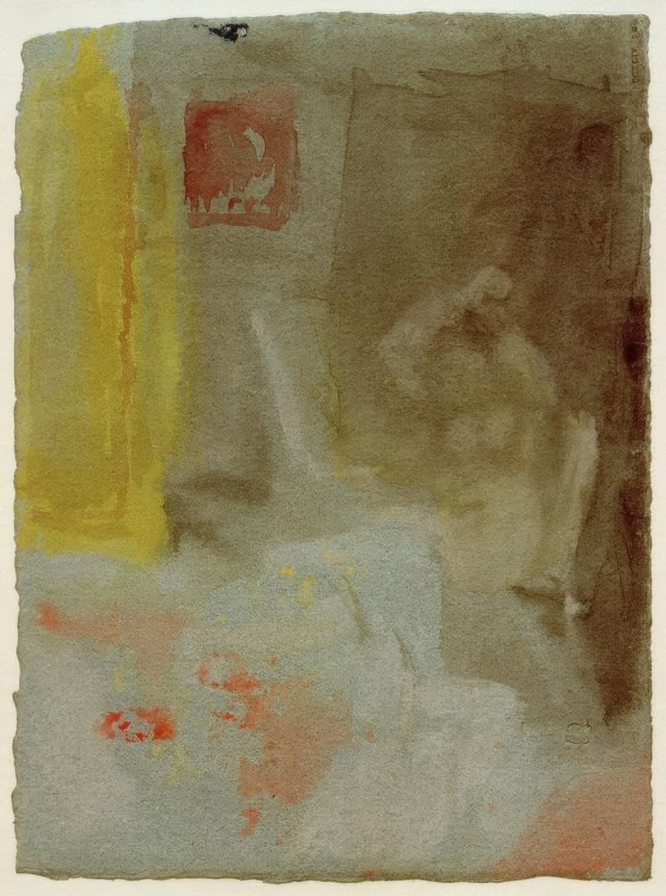 Camera da letto con nudo femminile da Joseph Mallord William Turner