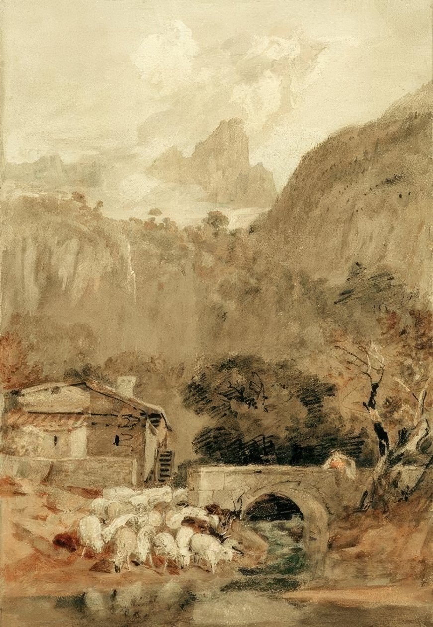 Aiguillette dalla valle della Cluse da Joseph Mallord William Turner