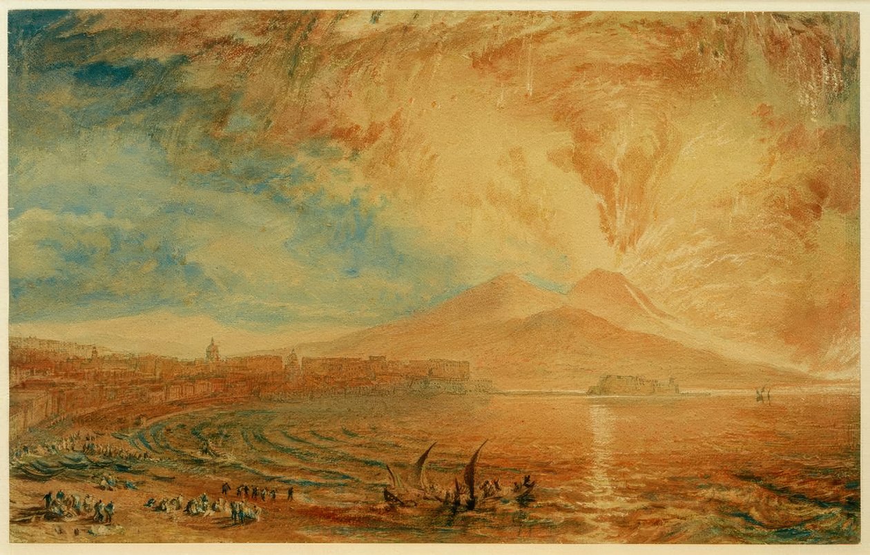 Baia di Napoli (Vesuvio arrabbiato) da Joseph Mallord William Turner