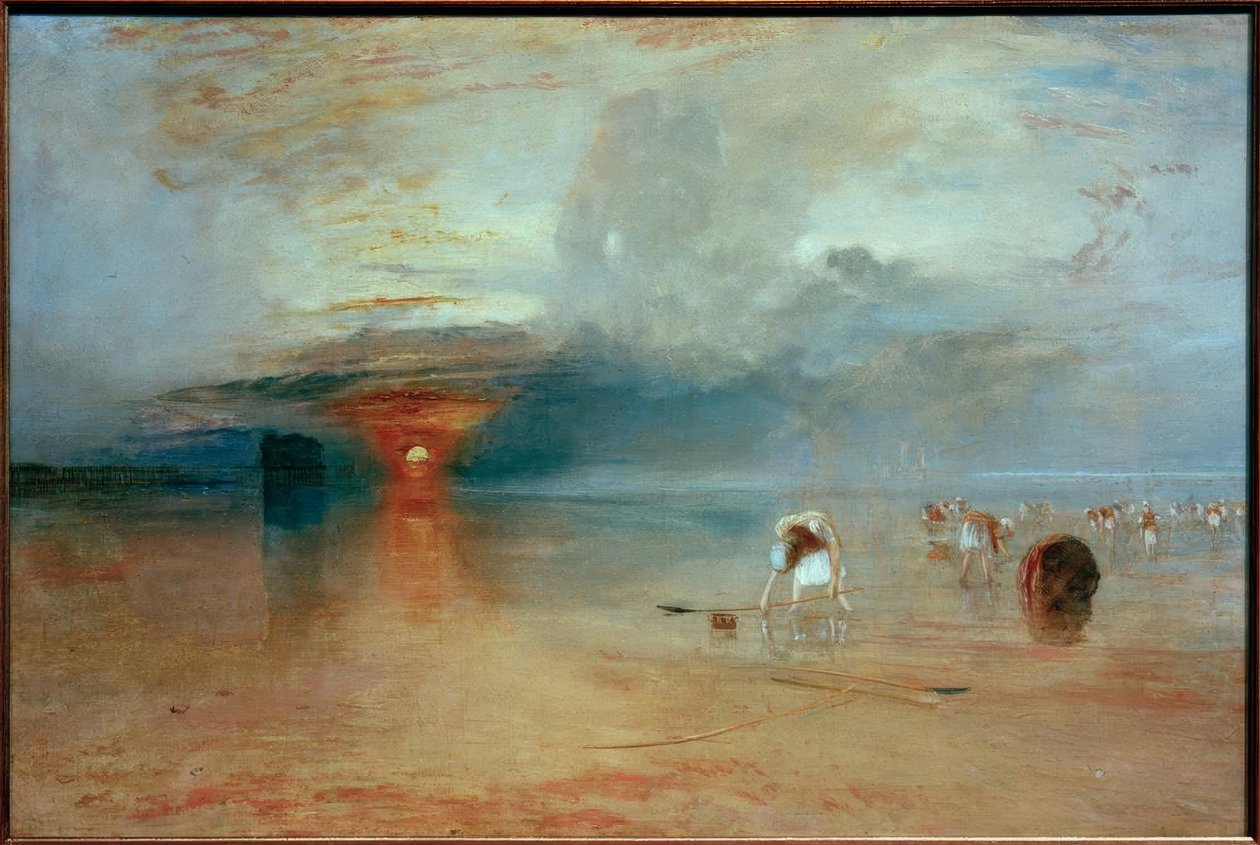 Spiaggia di Calais, bassa marea. Poissards francesi da Joseph Mallord William Turner