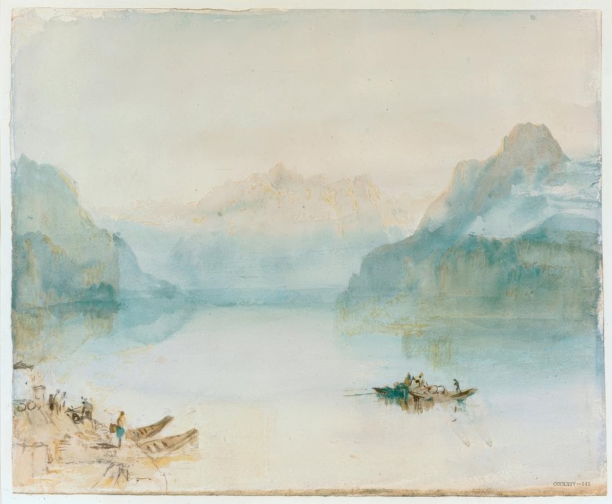 La baia di Uri da Joseph Mallord William Turner