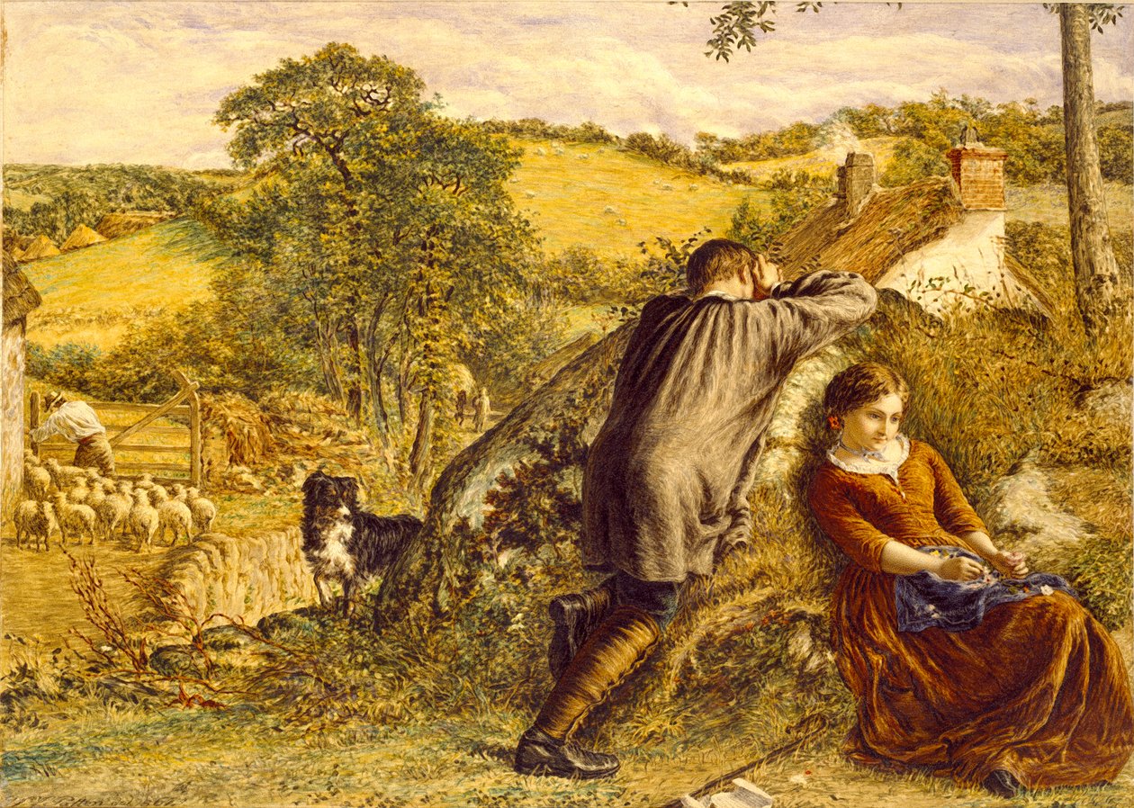 Il Rifiuto della Proposta del Pastore, 1861 da William Vandyke Patten