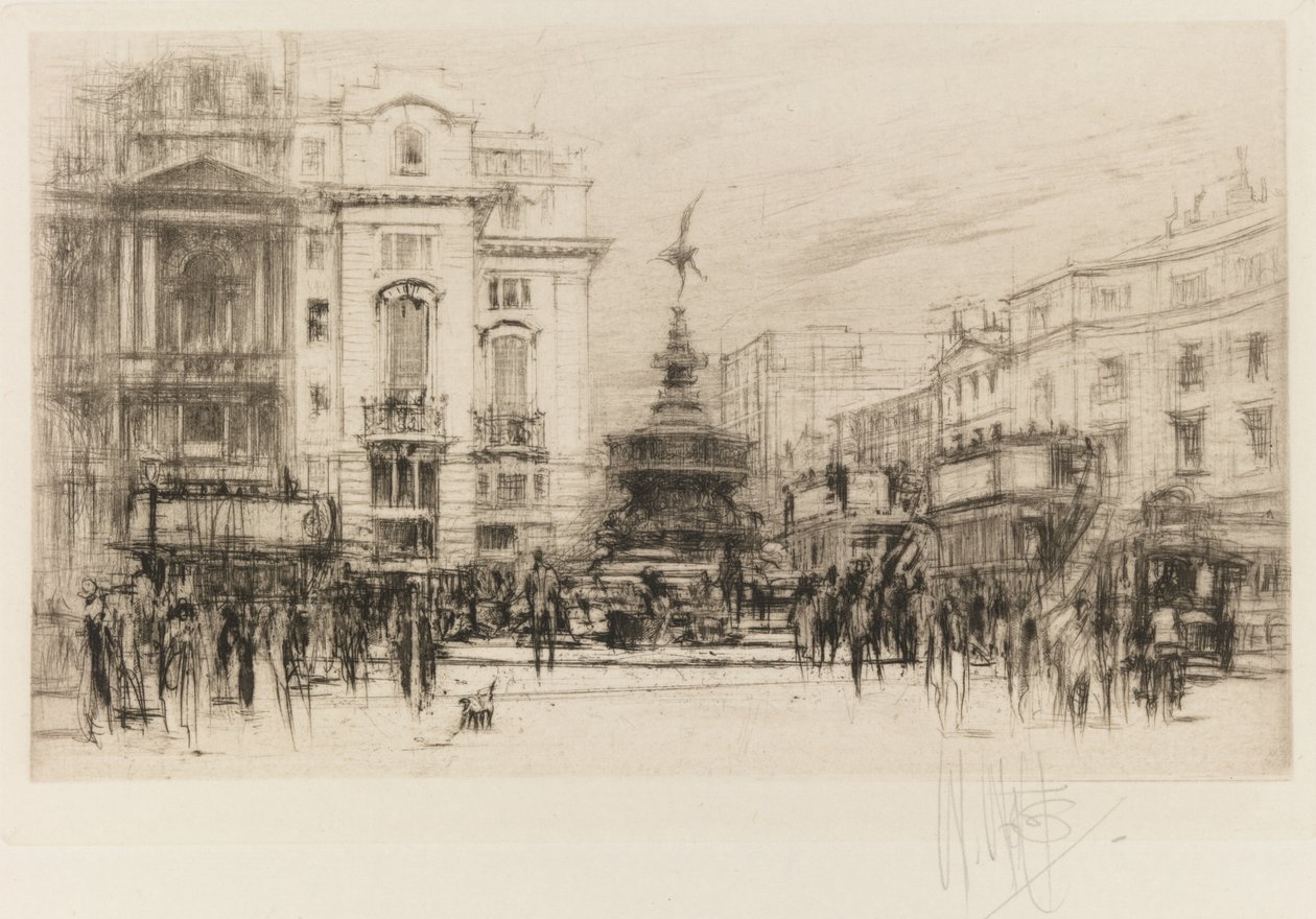 Set di Londra: Piccadilly Circus (con Criterion Theatre) da William Walcot