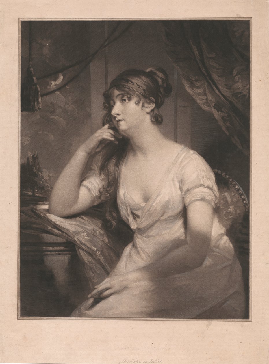 Mrs. Pope come Giulietta da William Ward