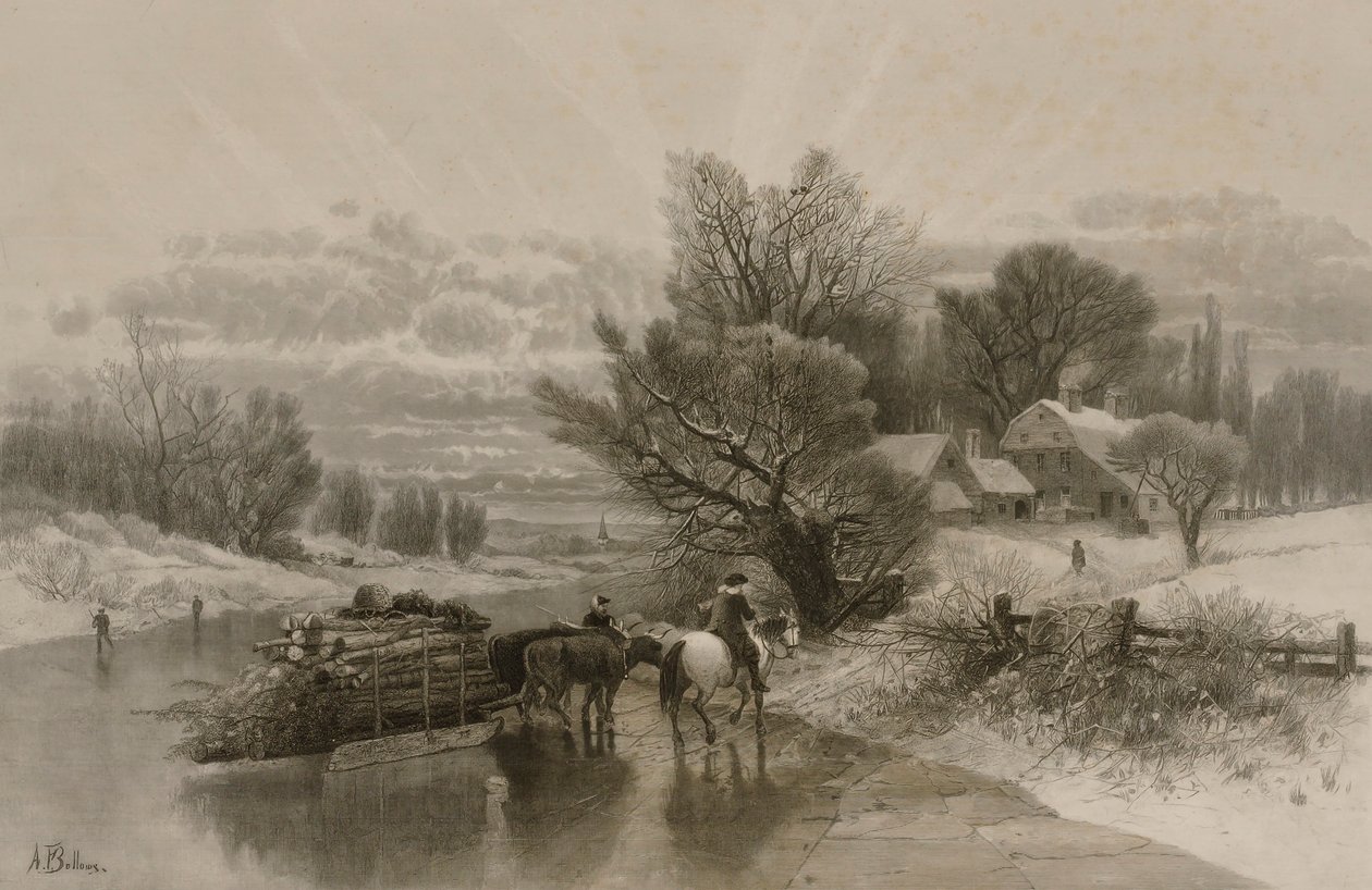 La via più vicina in inverno da William Wellstood