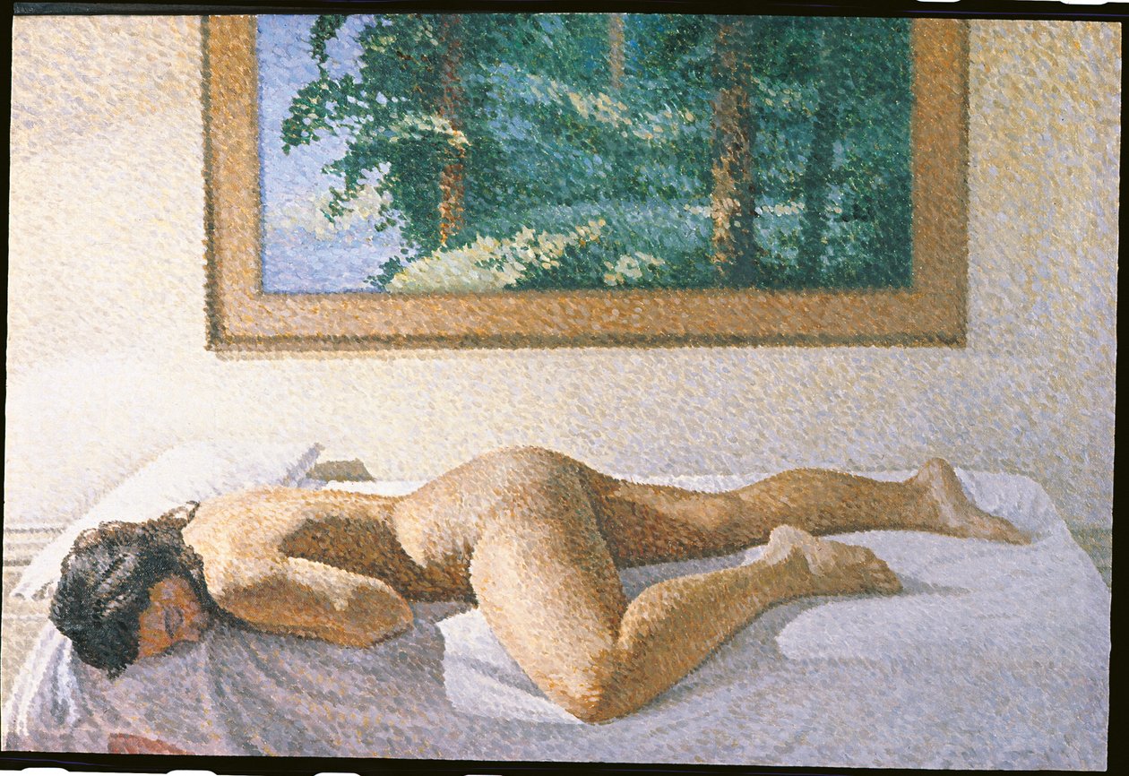 Nudo con paesaggio da William Wilkins