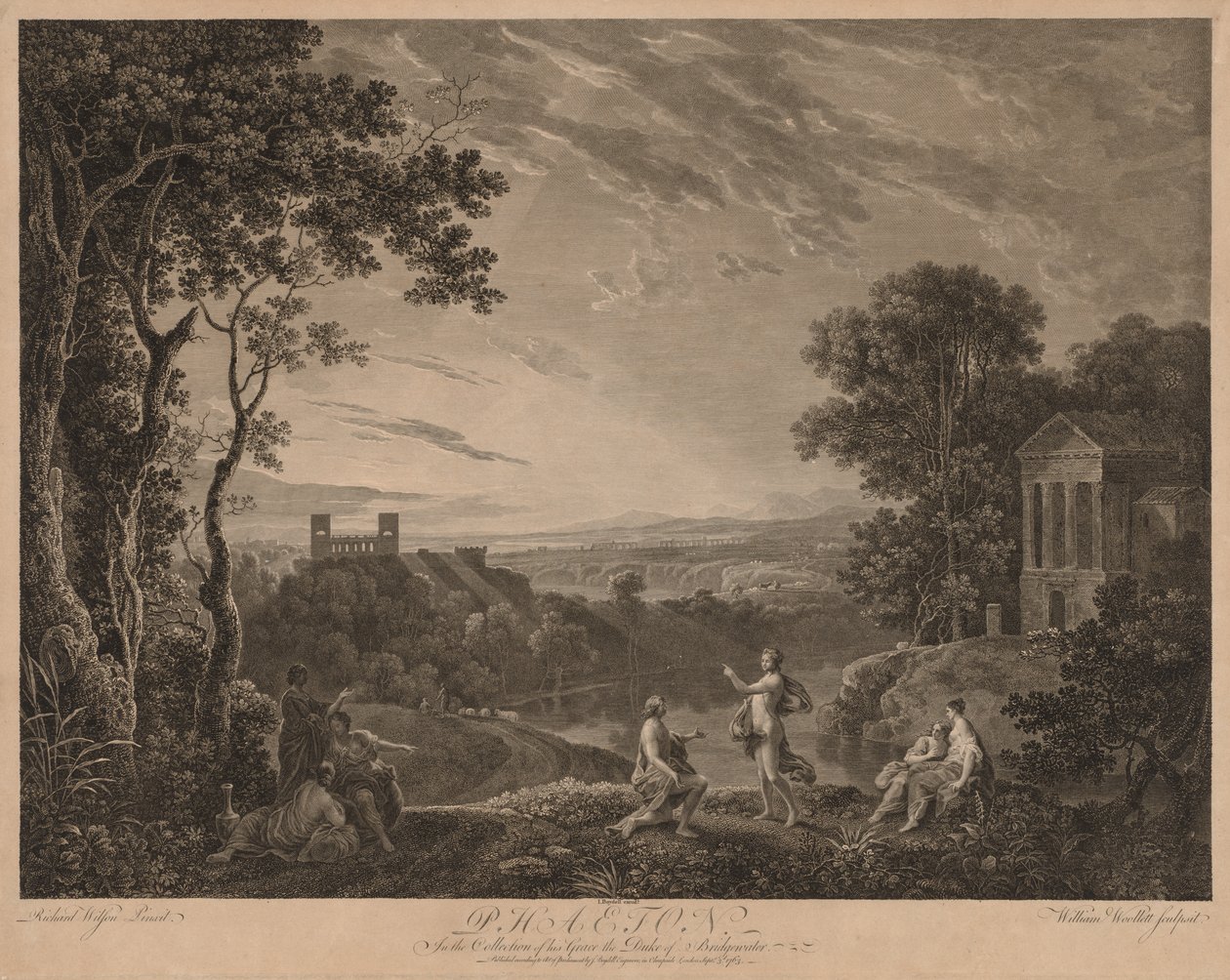 Phaeton, 1763 da William Woollett