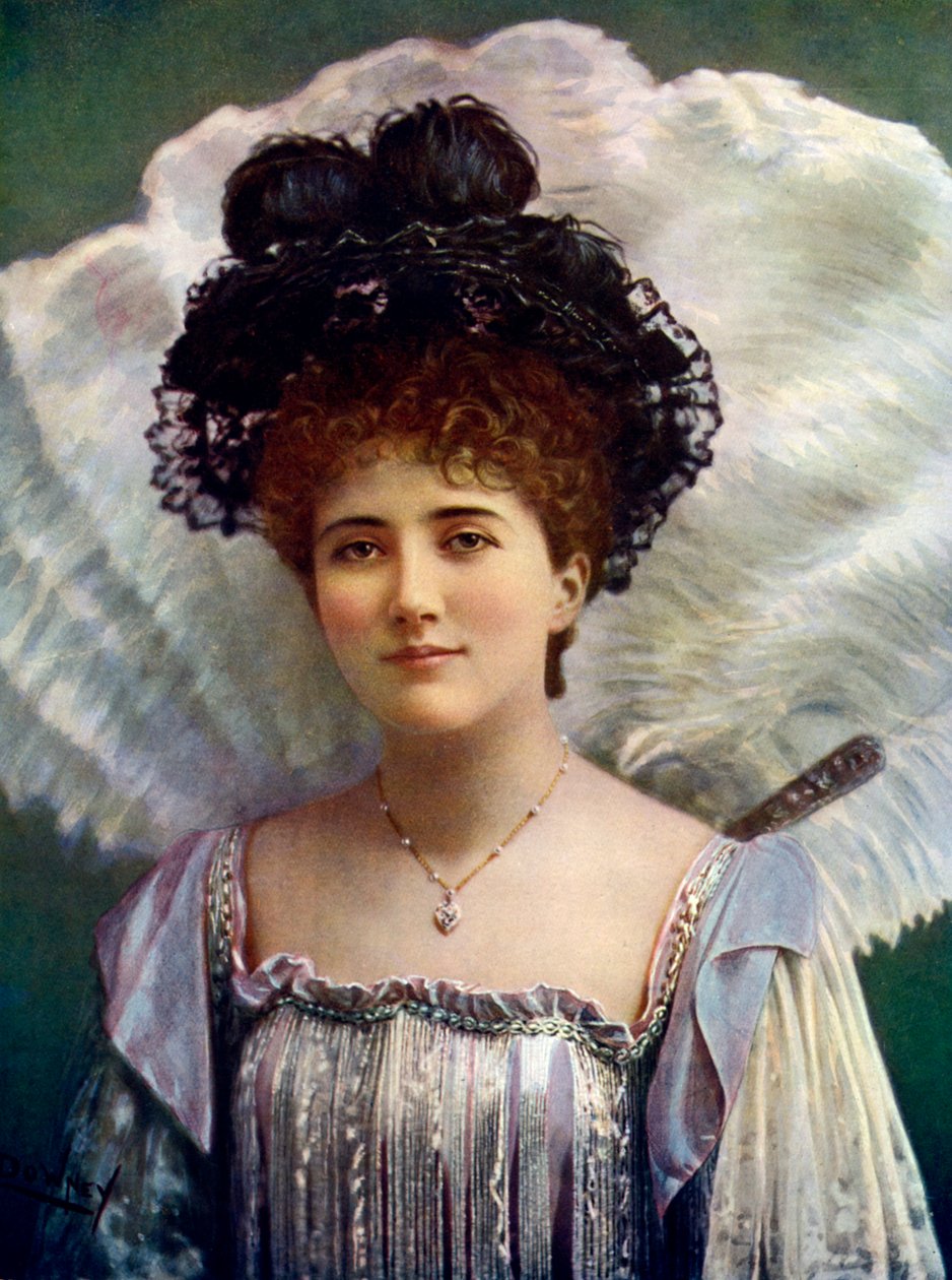 Ethel Matthews, attrice, 1899-1900 da William and Daniel Downey