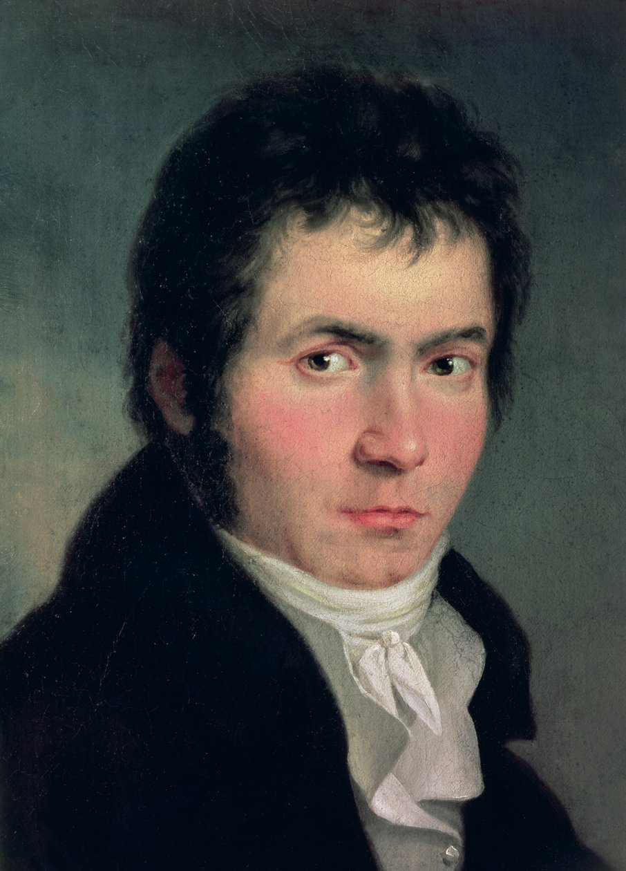 Ludwig van Beethoven (1770-1827), 1804 (dettaglio) da Willibrord Joseph Mahler or Maehler
