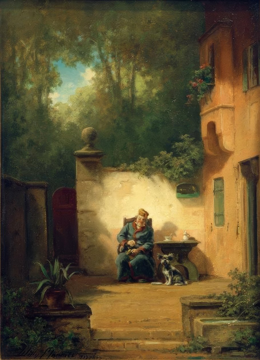 Bevitore di caffè da Willy Moralt