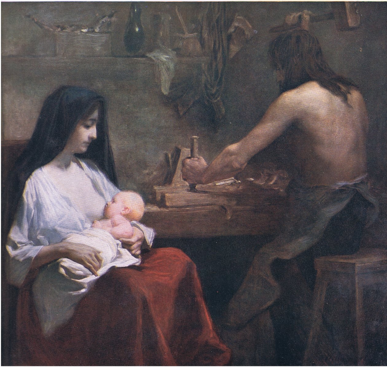La Sacra Famiglia, Bibbys Annual, 1916-17 da Willy Martens