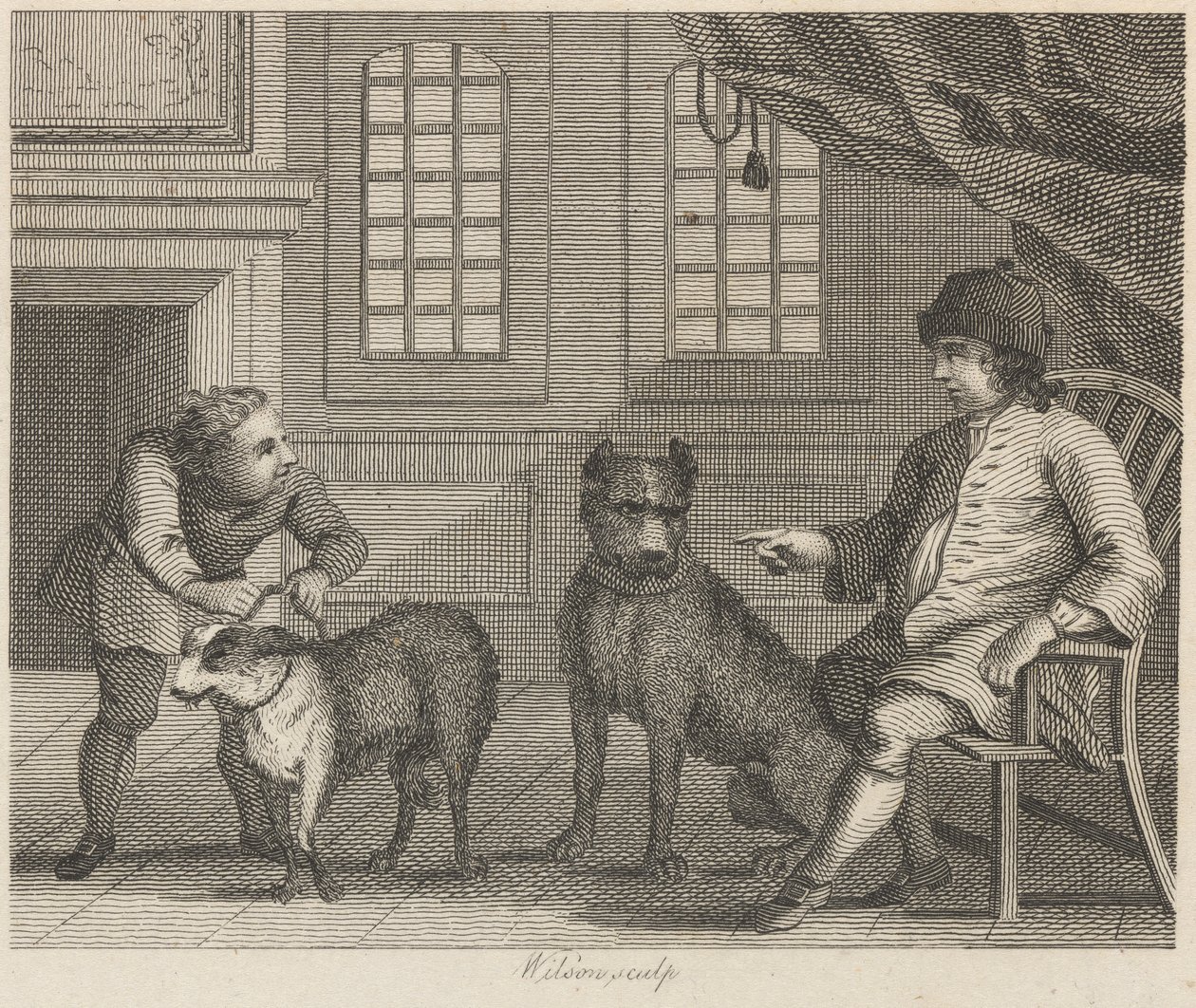 Il cane e il mastino da Wilson