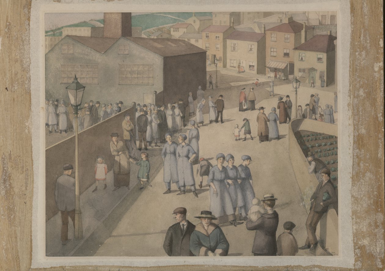 Lasciando le Fabbriche di Munizioni da Winifred Knights