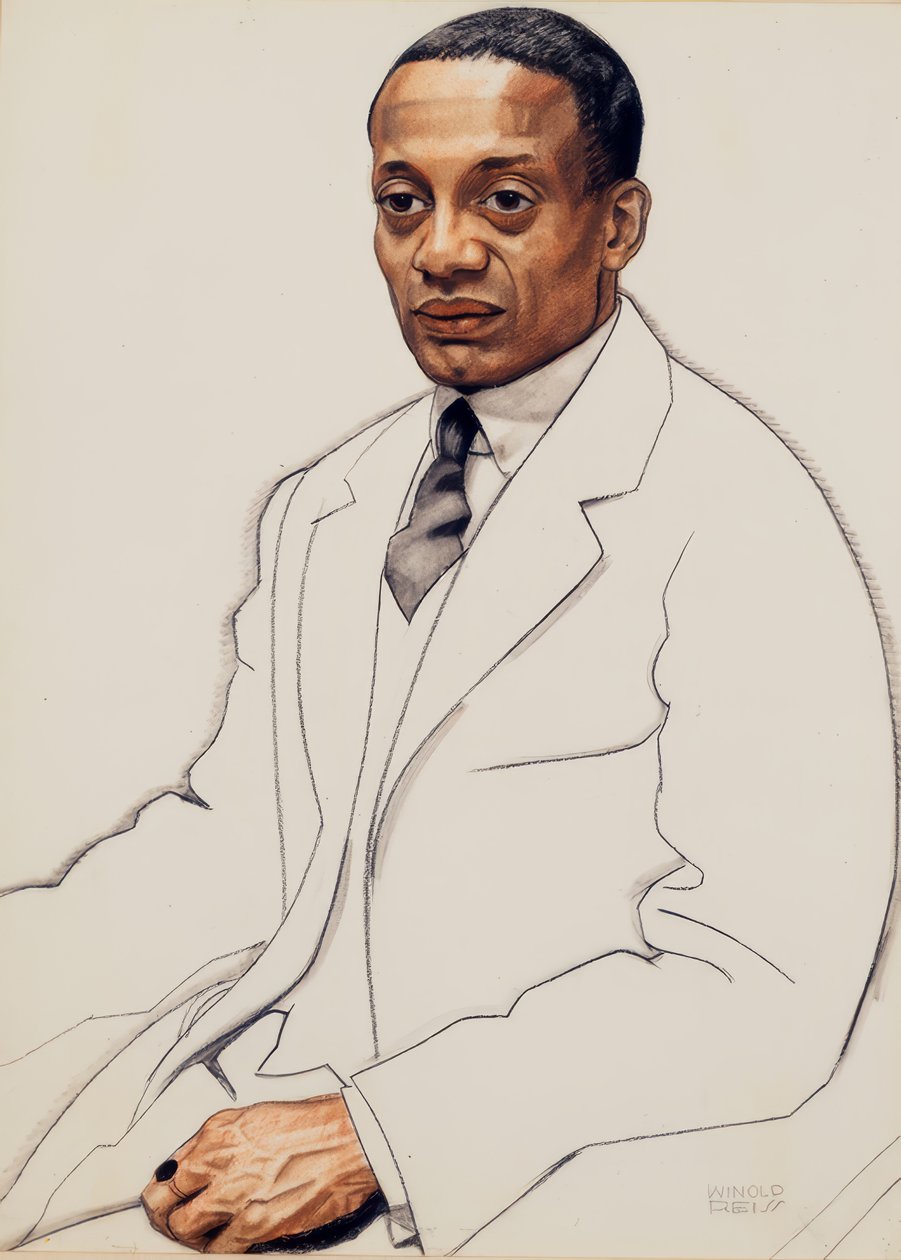 Alain Leroy Locke da Winold Reiss
