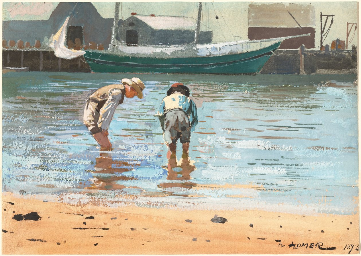 Ragazzi che guadano da Winslow Homer