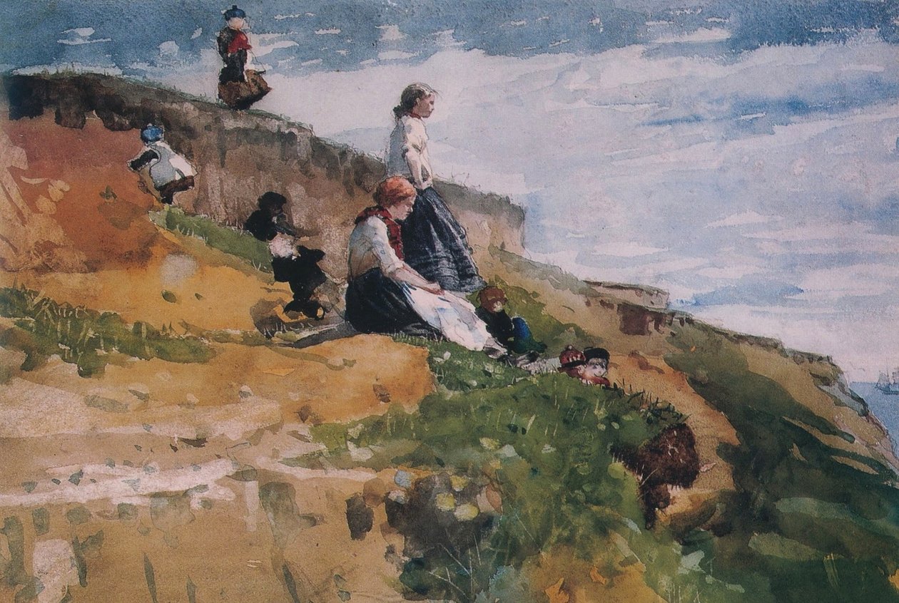 Sulla scogliera da Winslow Homer