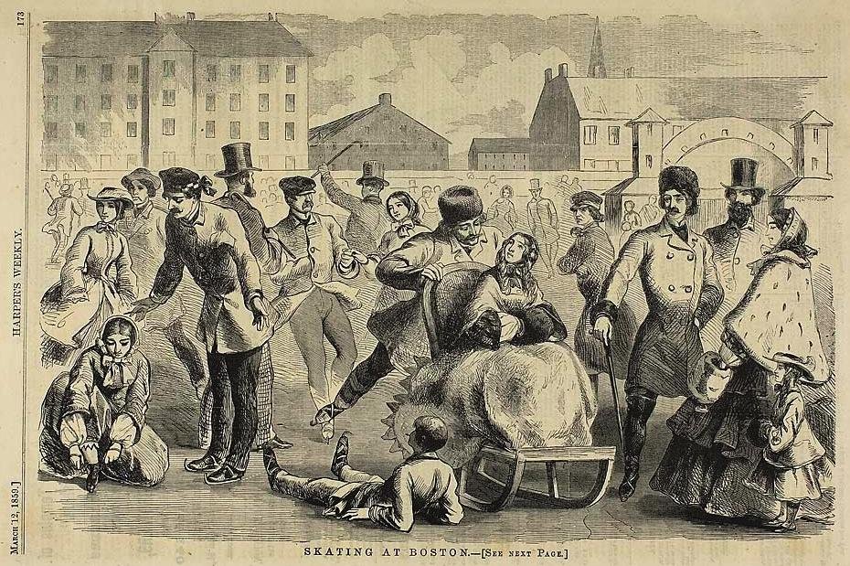 Pattinaggio a Boston Harpers da Winslow Homer