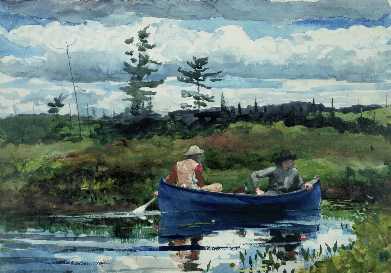 La barca blu da Winslow Homer