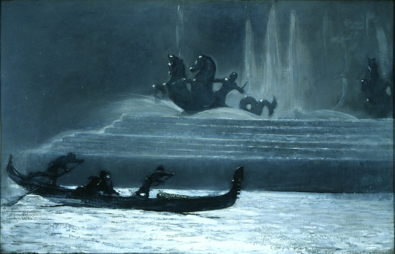 Le fontane di notte, Esposizione Colombiana Mondiale da Winslow Homer