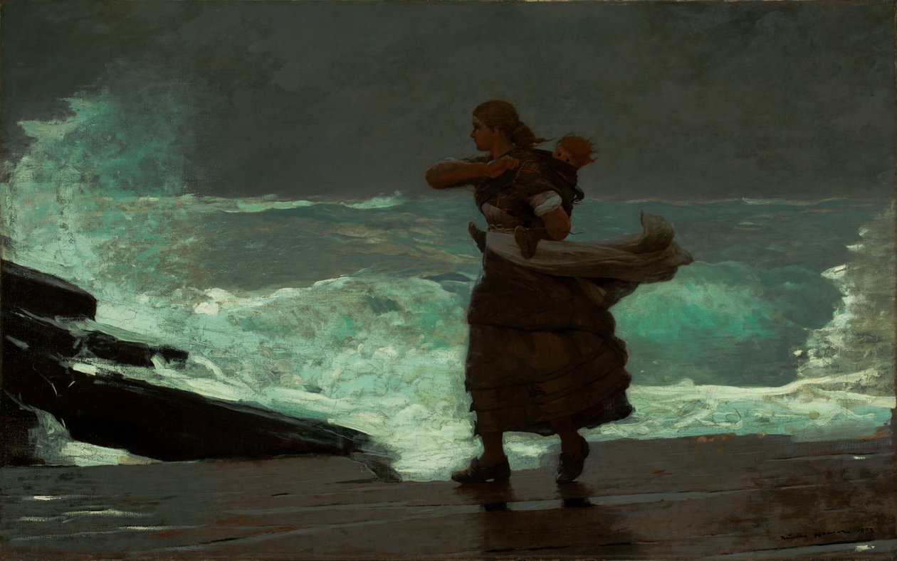 La Tempesta, 1883-93 da Winslow Homer