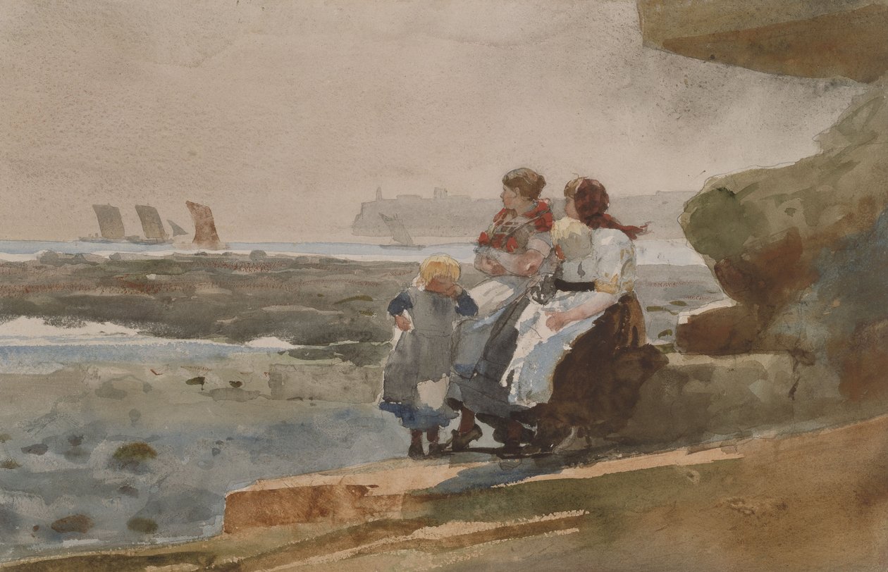 Sotto la scogliera, Cullercoats da Winslow Homer