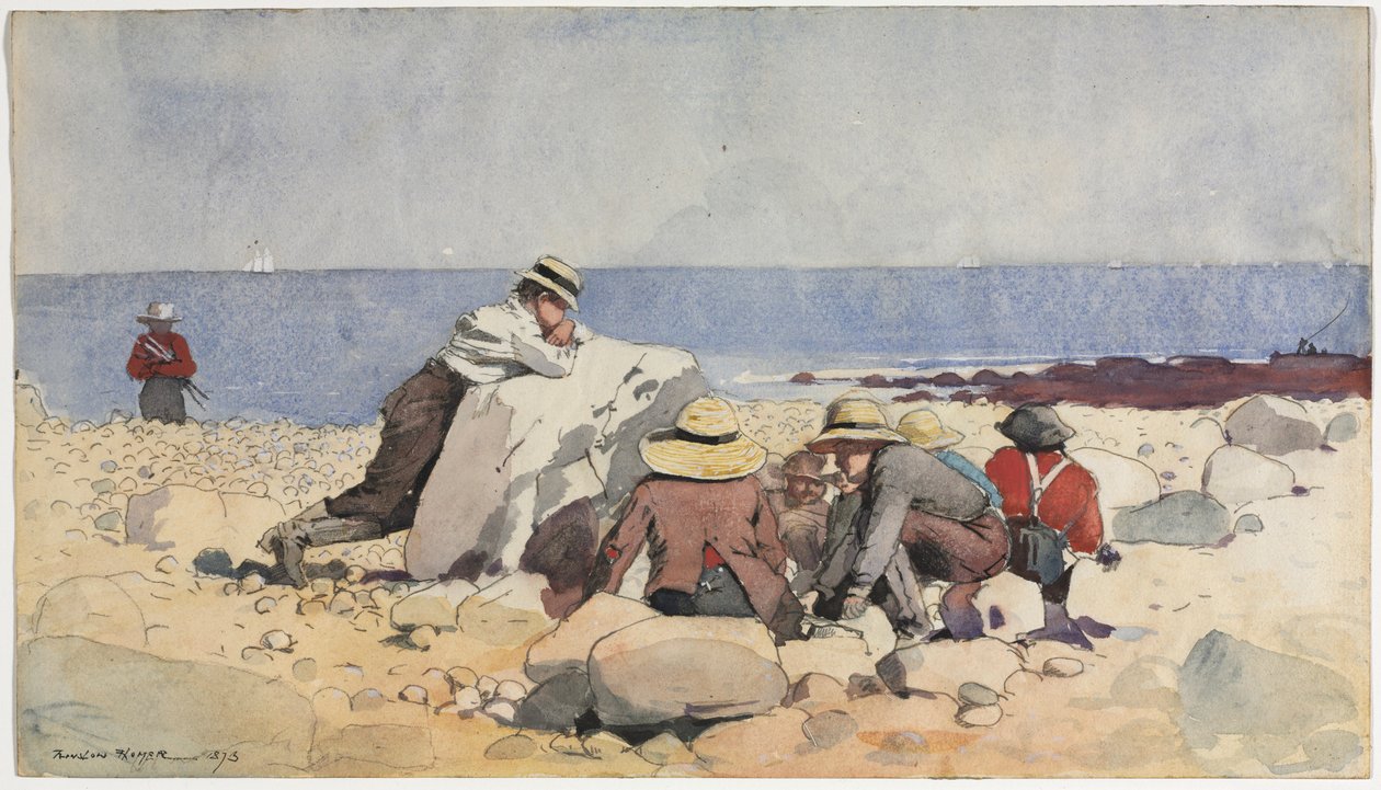 Una Clam-Bake, 1873 da Winslow Homer
