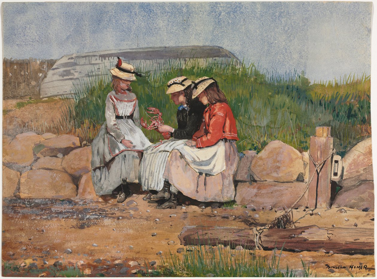La figlia del pescatore da Winslow Homer