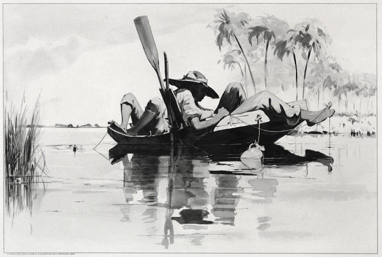 Una festa di pesca, 1890 da Winslow Homer