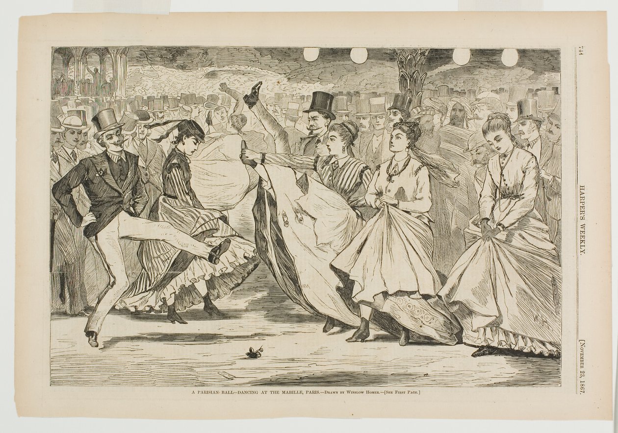 Un ballo parigino al Mabille, Parigi da Winslow Homer