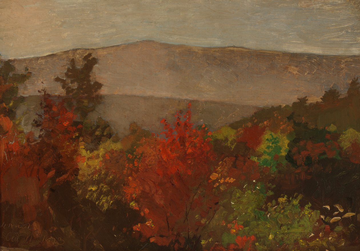 Cime degli alberi autunnali da Winslow Homer