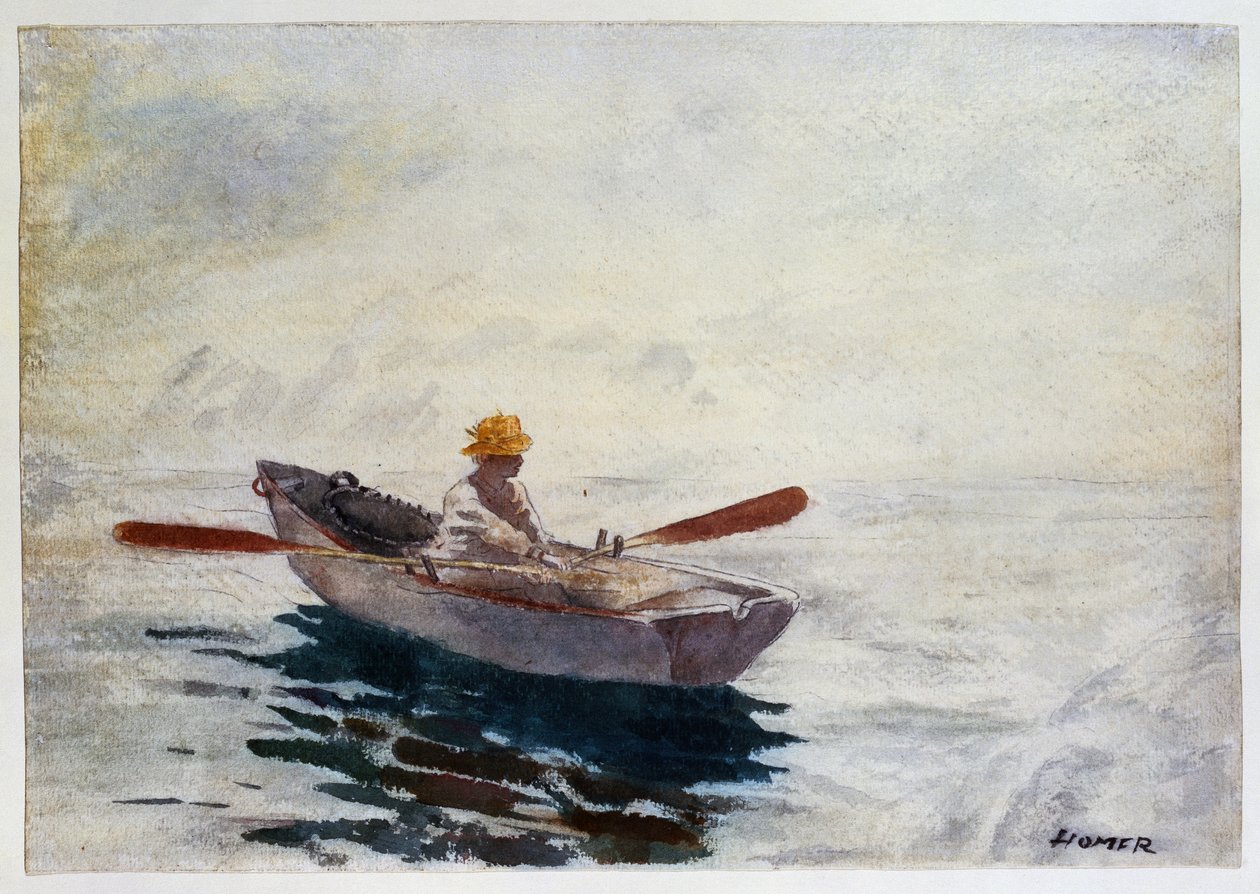 Ragazzo in una barca da Winslow Homer