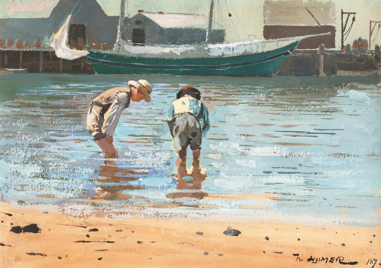 Ragazzi che guadano da Winslow Homer