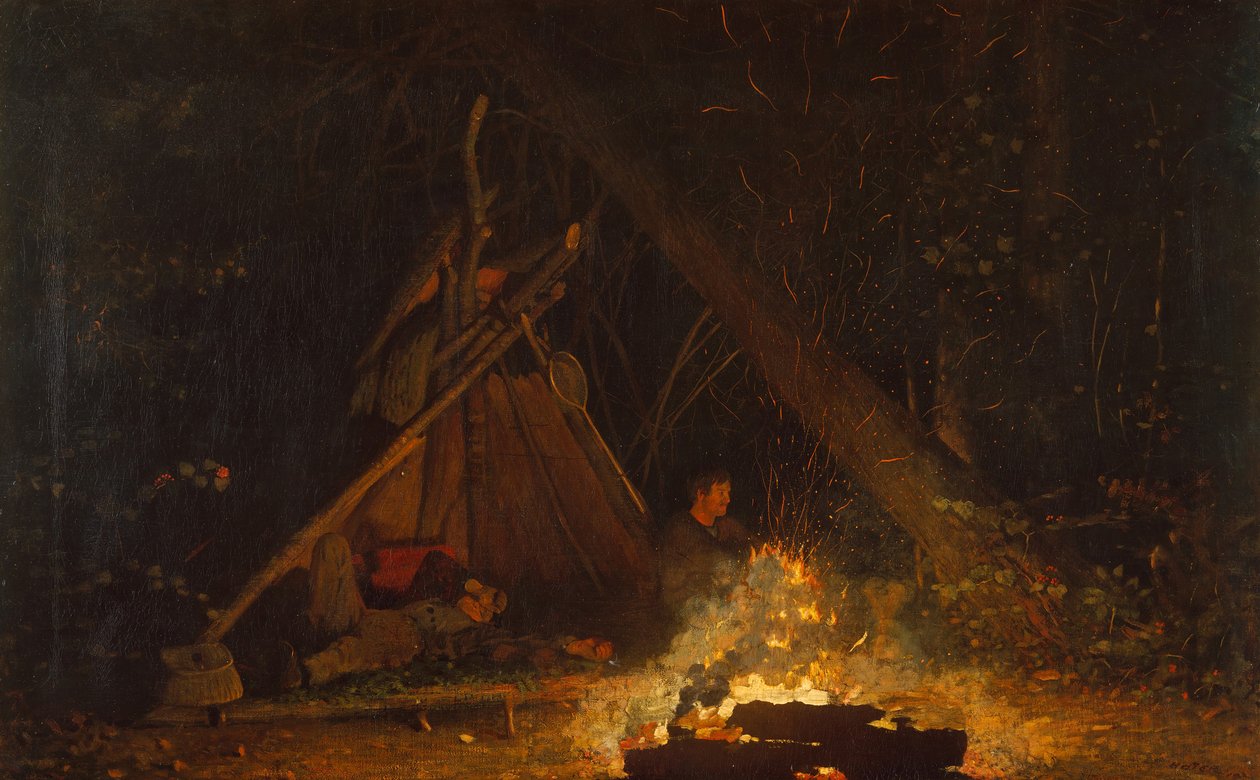 Falò, 1880 da Winslow Homer