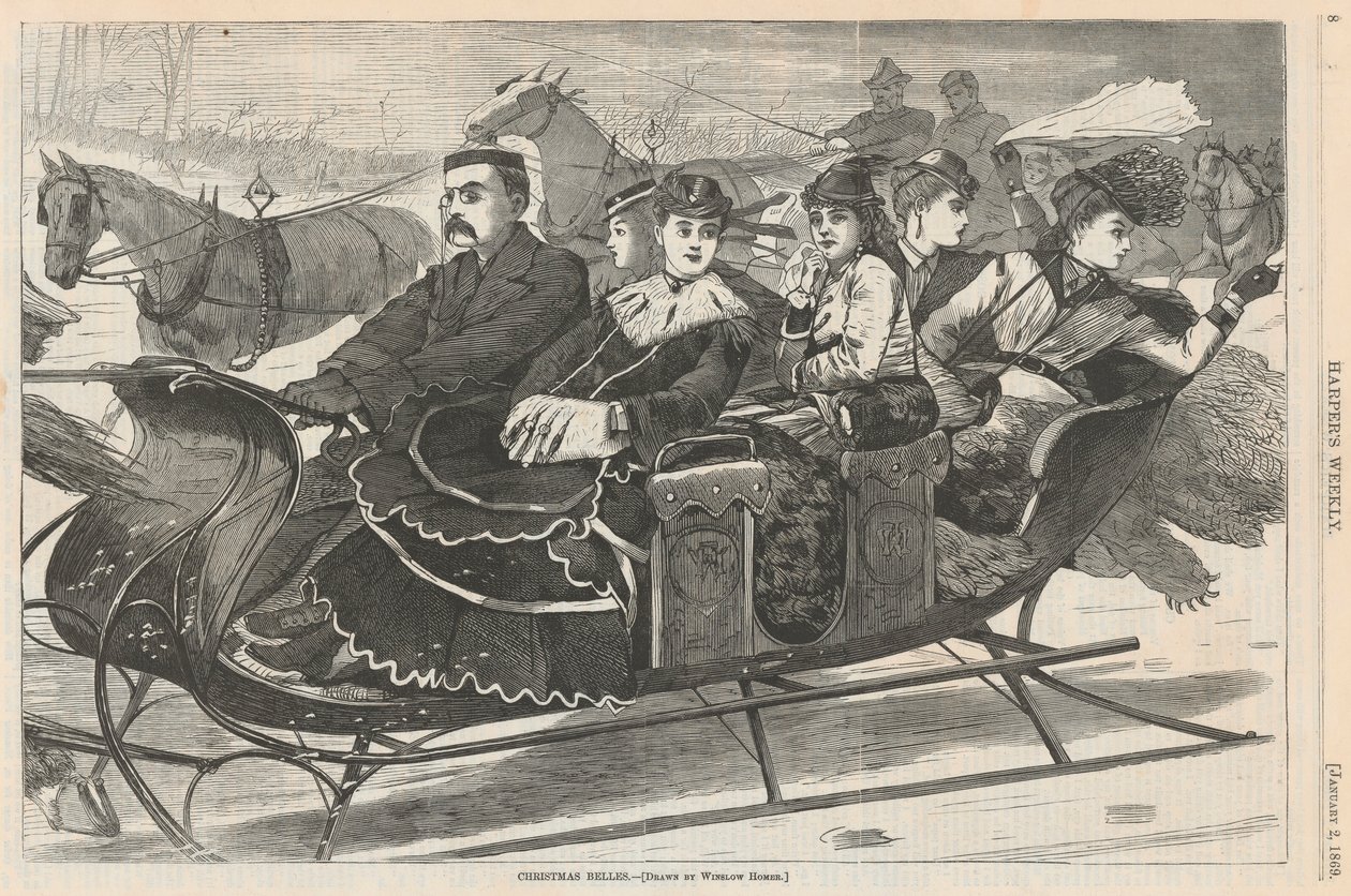 Campane di Natale, da Harper da Winslow Homer